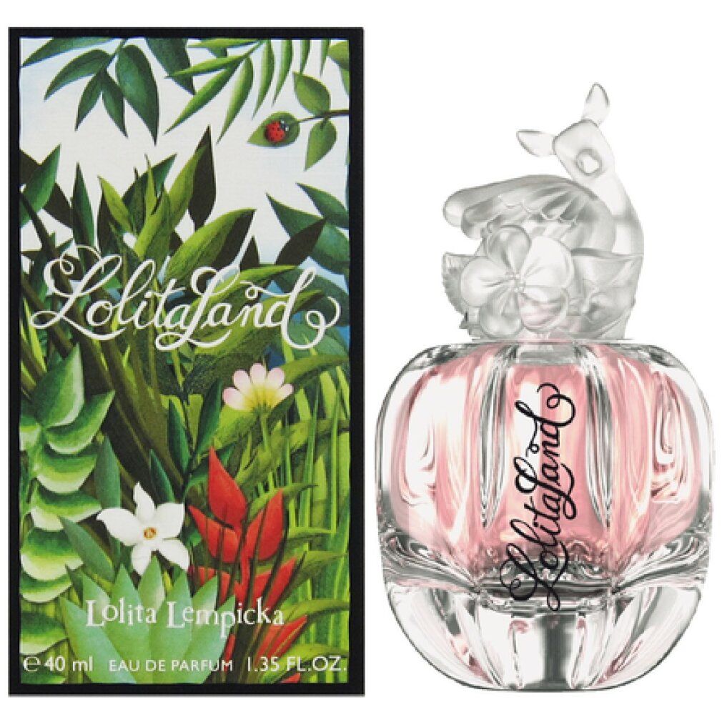 Lolita Lempicka Lolitaland Eau de Parfum Flakon mit Reh-Applikation.
