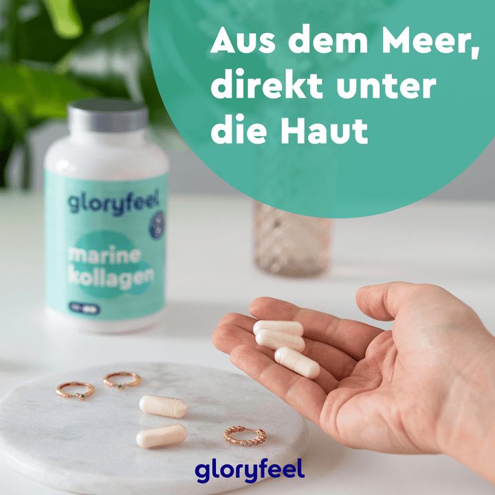 gloryfeel® Marine Collagen Meereskollagen Kapseln