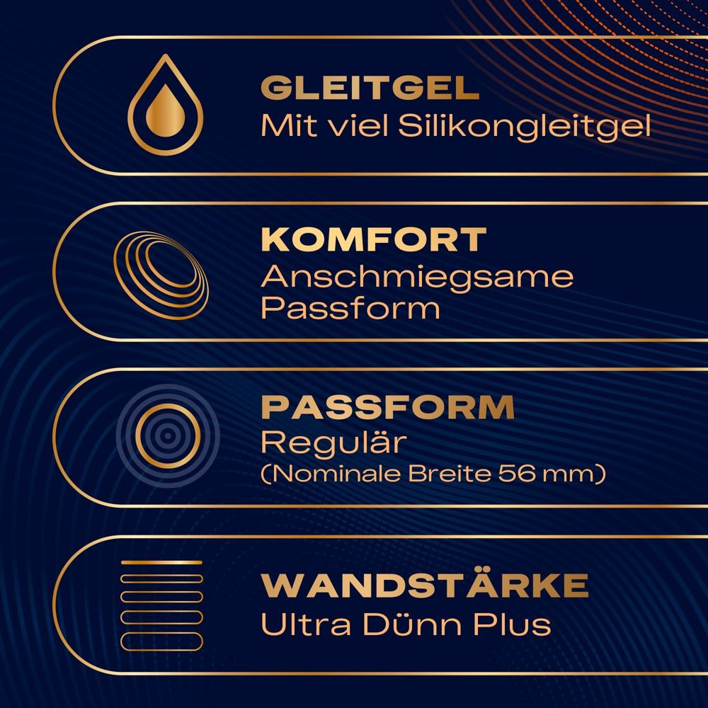 Durex Intensity Kondompackung, 8 Stück, latexfrei.
