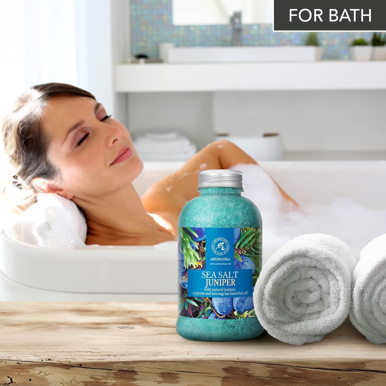 AROMATIKA  Badesalz Wacholder