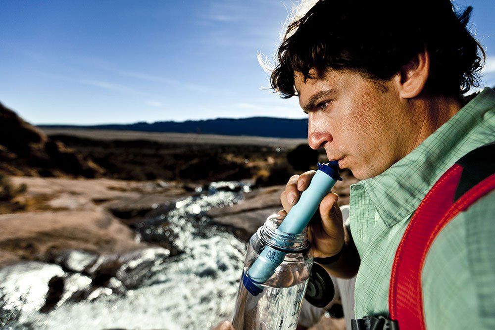 LifesStraw Strohhalm Wasserfilter - blau
