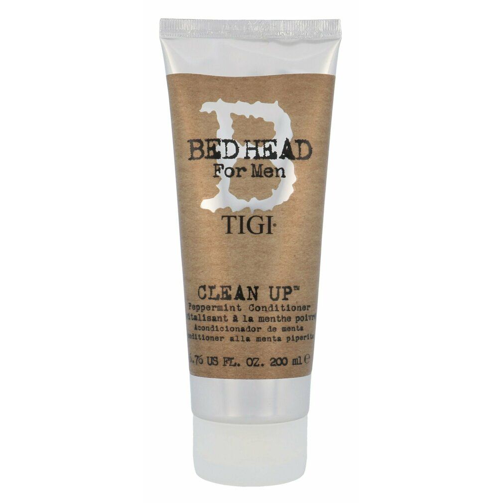 Tube mit "BED HEAD For Men TIGI CLEAN UP" Peppermint Conditioner. 6.76 US fl. oz. 200 ml.