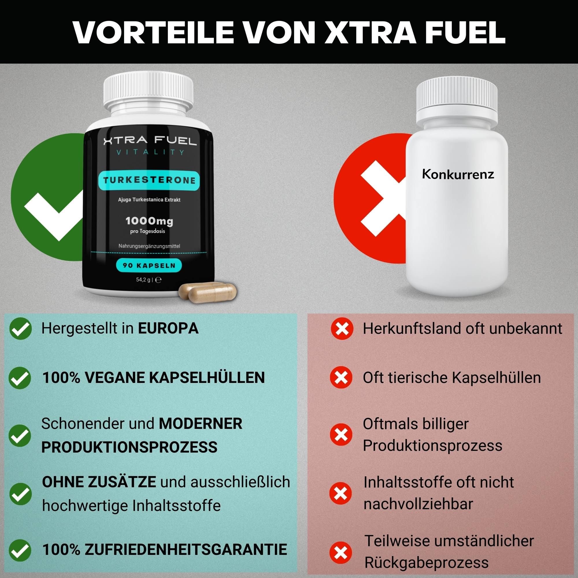XTRA FUEL Turkesterone Kapseln