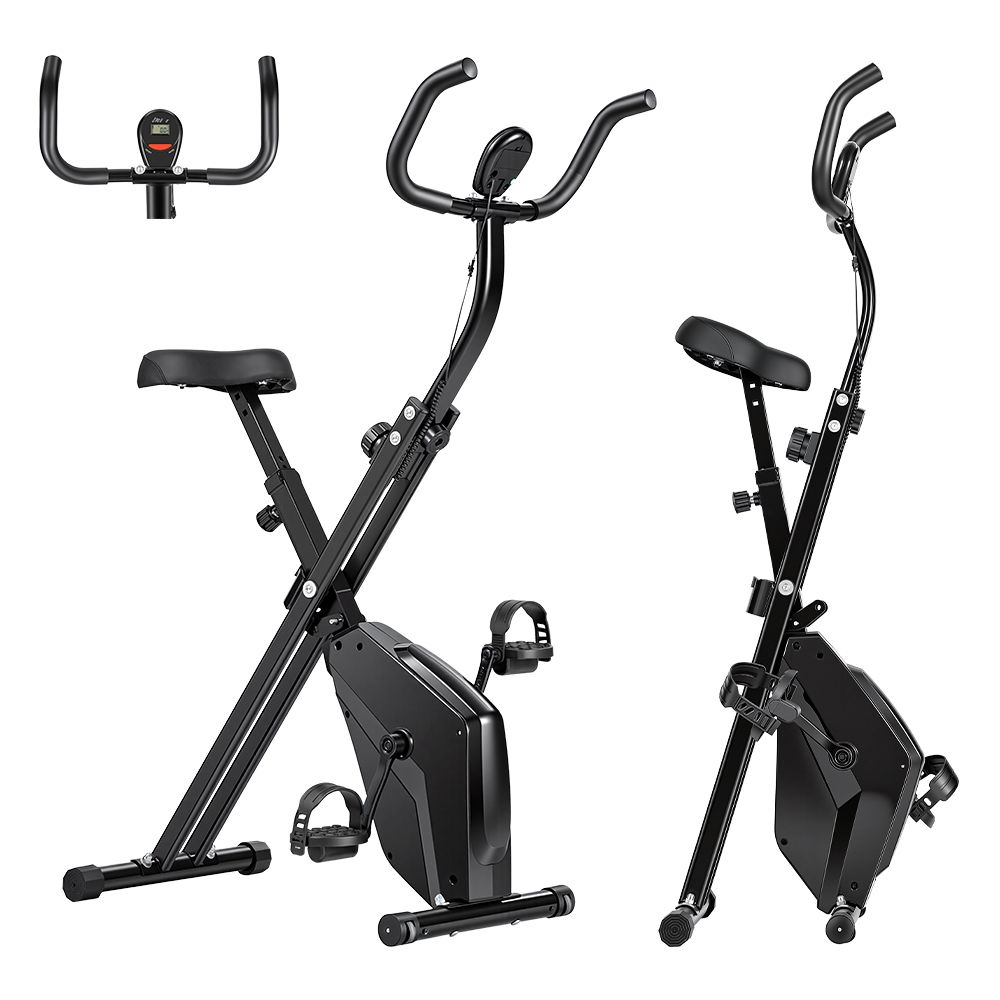 Formill YZJ508 Klappbares Heimtrainer-Fahrrad – 6 kg Schwungrad mit Magnetbremse