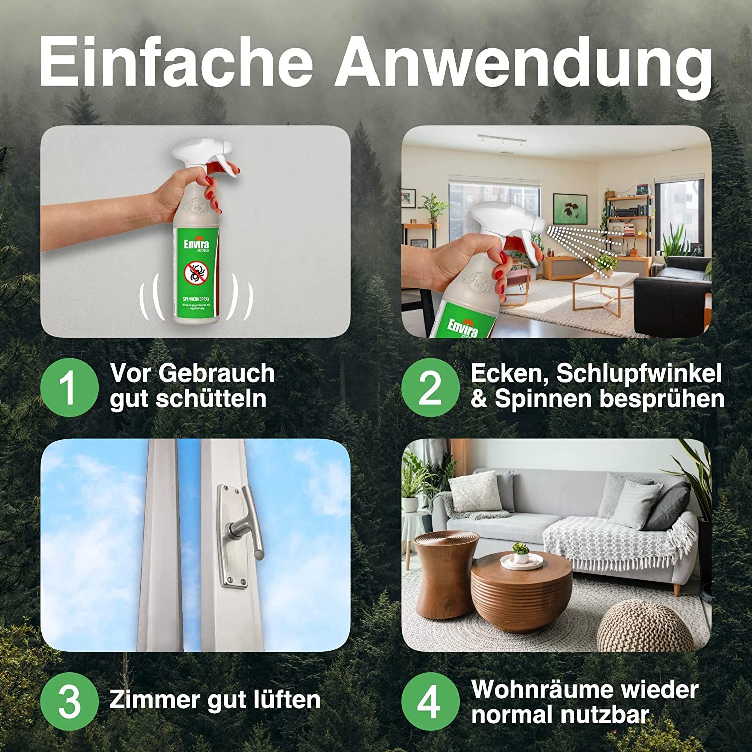 Envira Spinnen-Spray im Vorteilspack