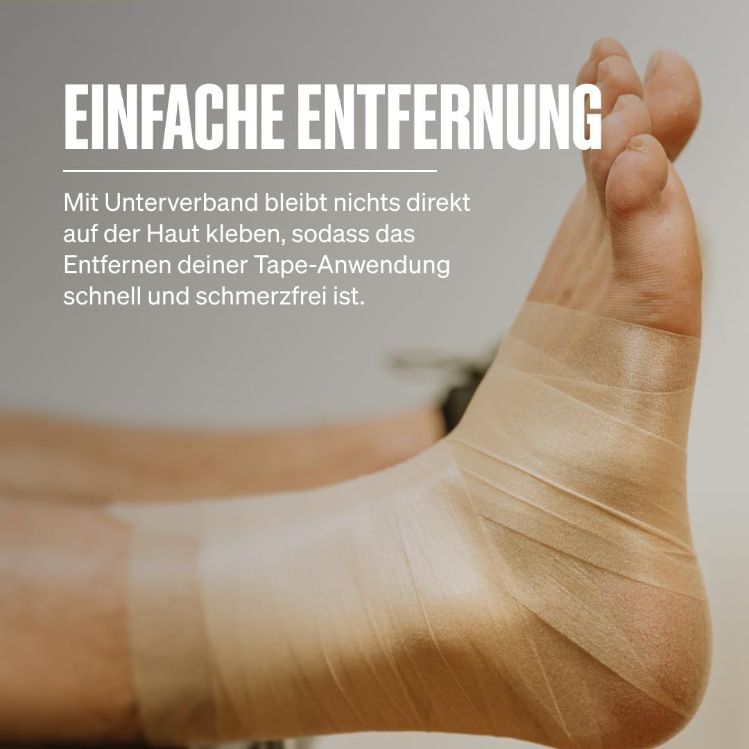 Einfache Entfernung des Unterverbands, klebt nicht auf der Haut, schmerzfrei.