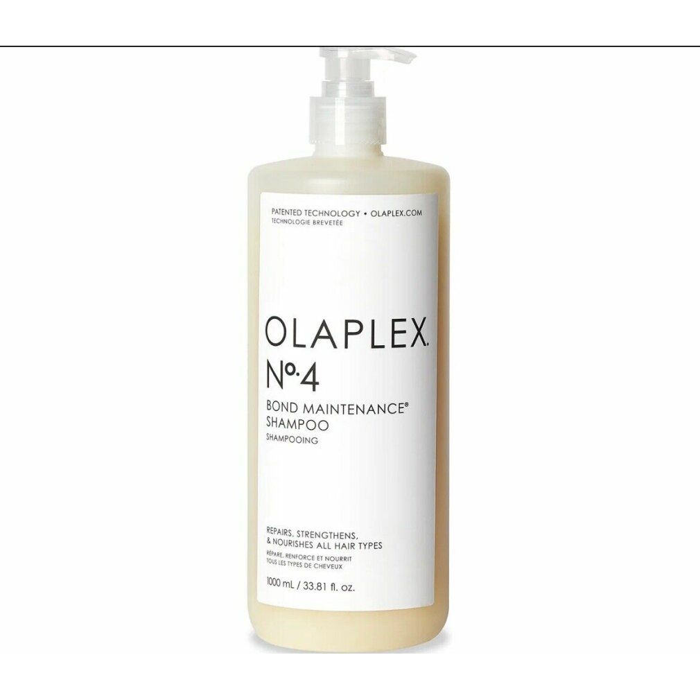 Olaplex Nr. 4 Bond Maintenance Shampoo in einem 1-Liter-Spender.