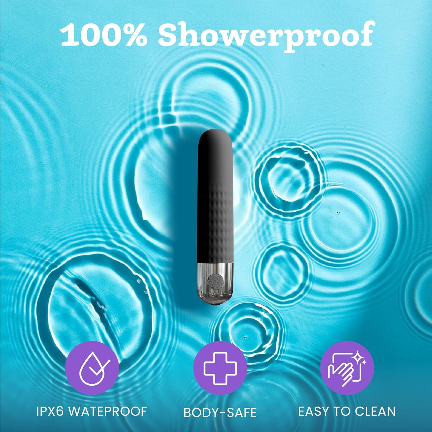 Oliver James Bullet Vibrator Schwarz