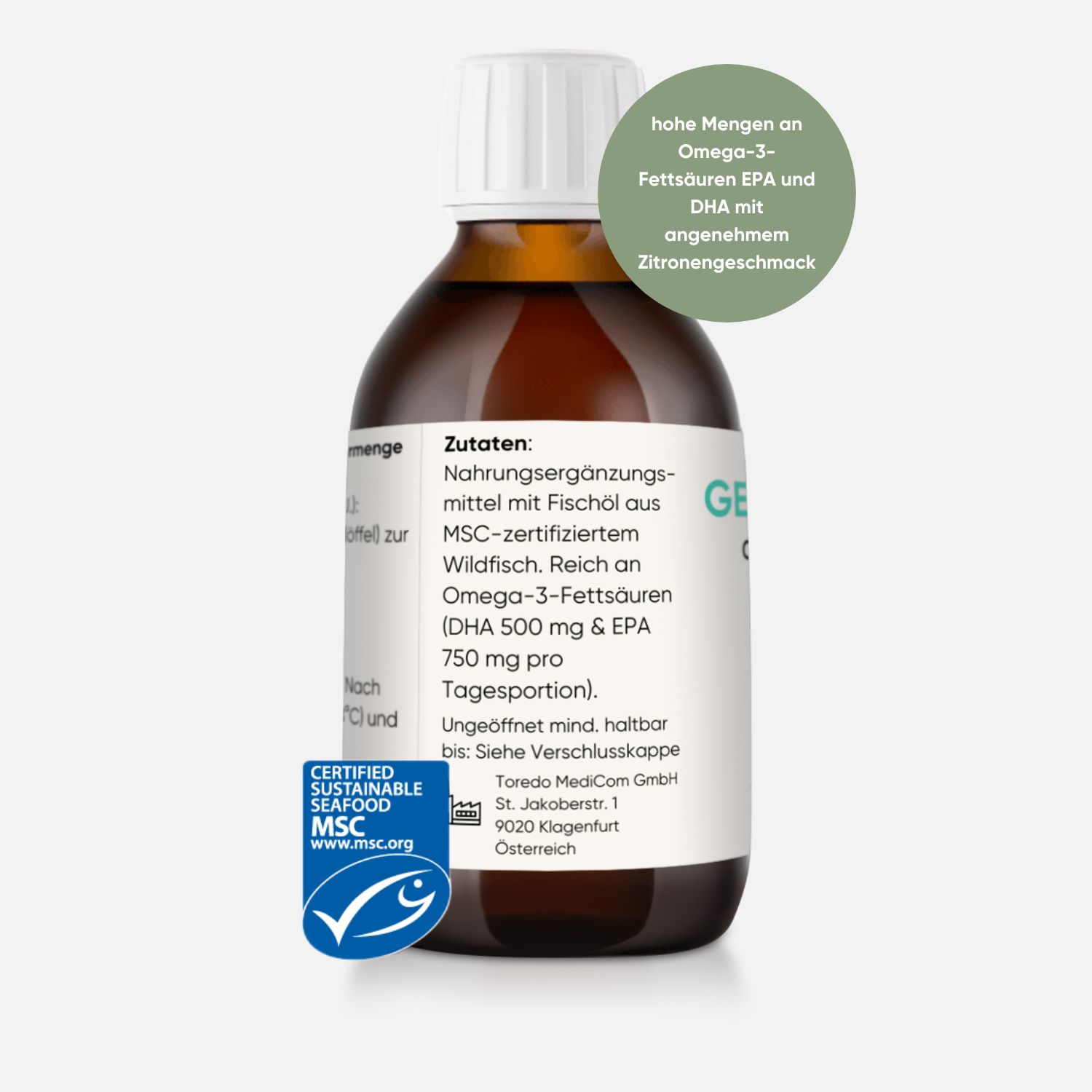 Gentastic-Omega 3 Öl