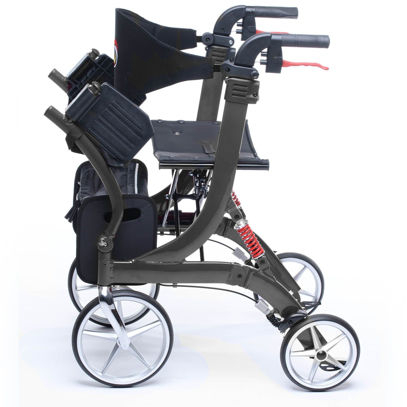 Bescomedical - 2 in 1 Rollator SPRING VARIO mit Rollstuhl Funktion