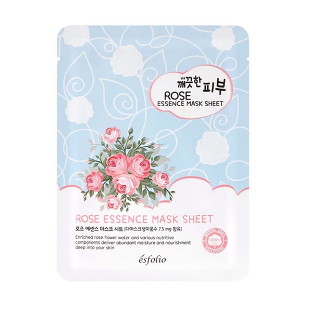 Esfolio Pure Skin Essence Mask Sheet Rose