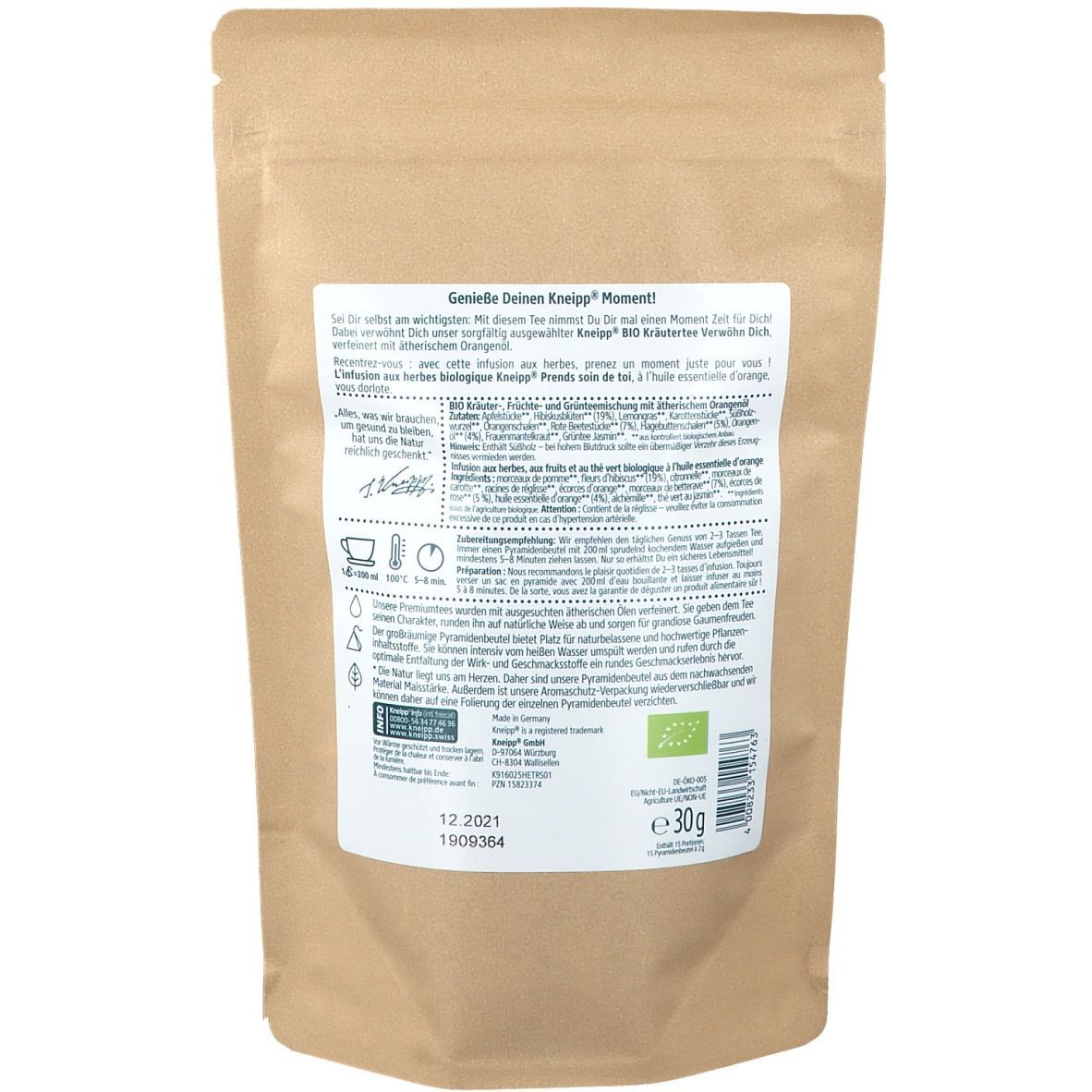 Kneipp® Bio Kräutertee Verwöhn dich