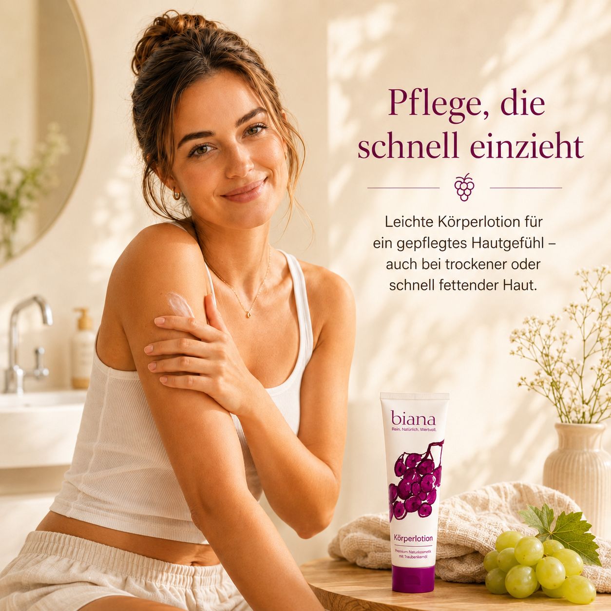 biana All in One Set – Premium Naturkosmetik mit Traubenkernöl OPC