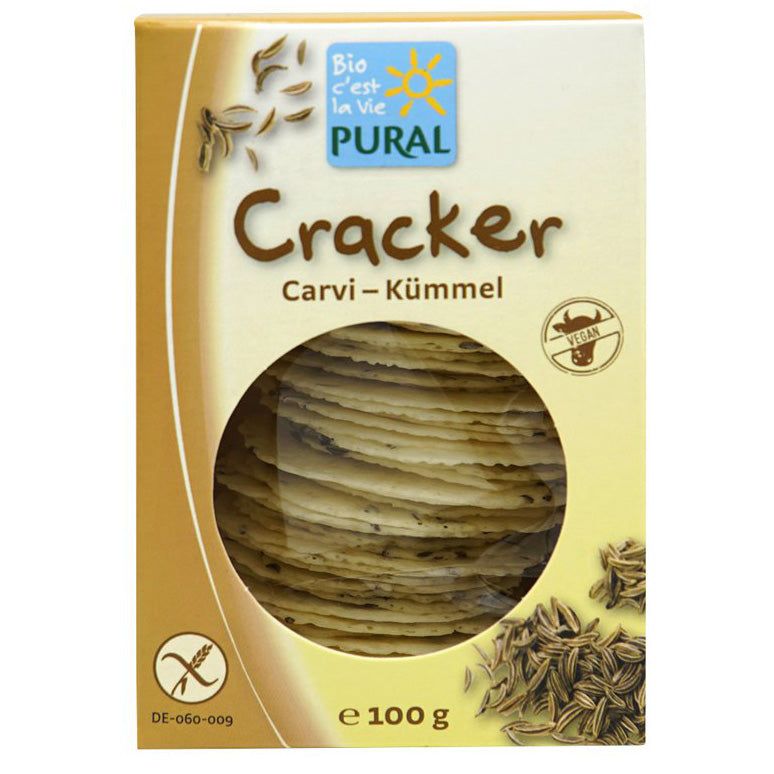 Pural Cracker mit Kümmel glutenfrei