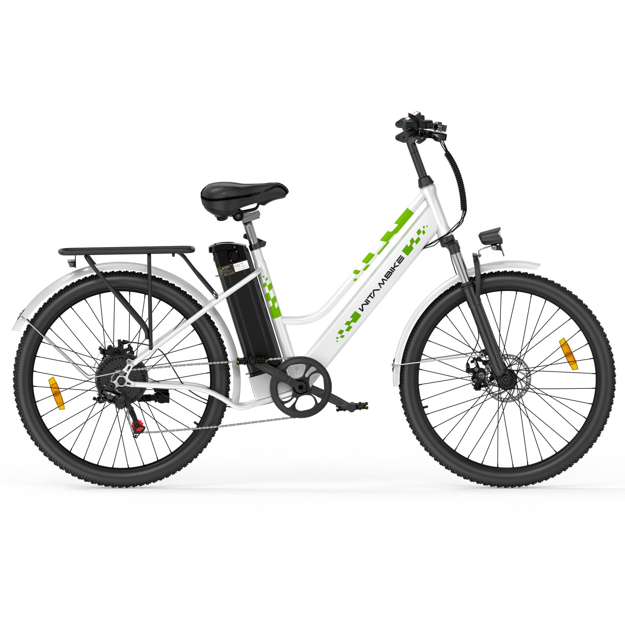 WITAMBIKE C26 E-Bike für Pendler, 36V 15Ah herausnehmbarer Akku