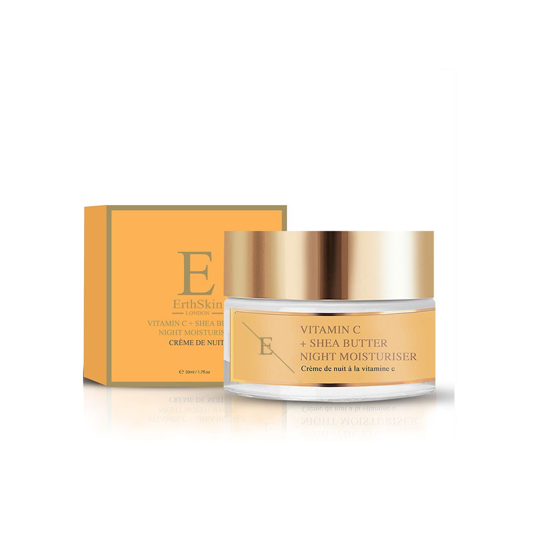 ErthSkin London VITAMIN C + Sheabutter-Feuchtigkeitscreme für die Nacht