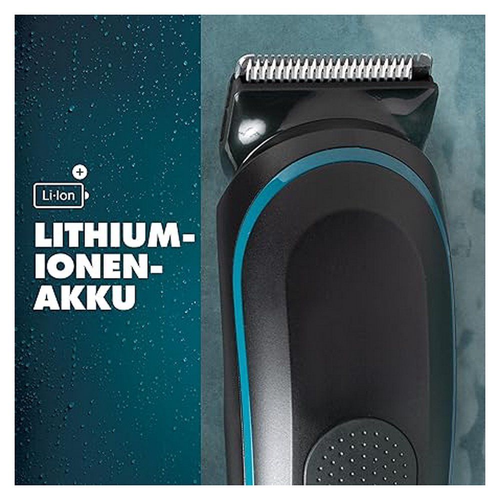 Nahaufnahme des Gillette Intimate Trimmer i5 mit Markierung für Lithium-Ionen-Akku.