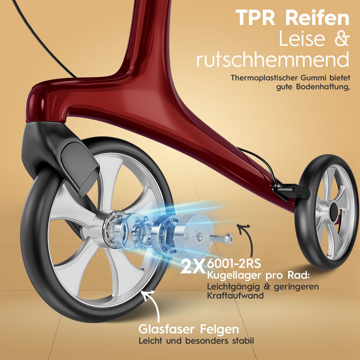 ELONEO Carbon Rollator - M