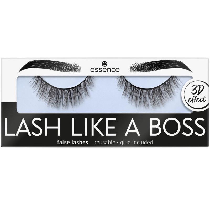 Essence 'Lash Like a Boss' Wimpernverpackung mit 3D-Effekt.
