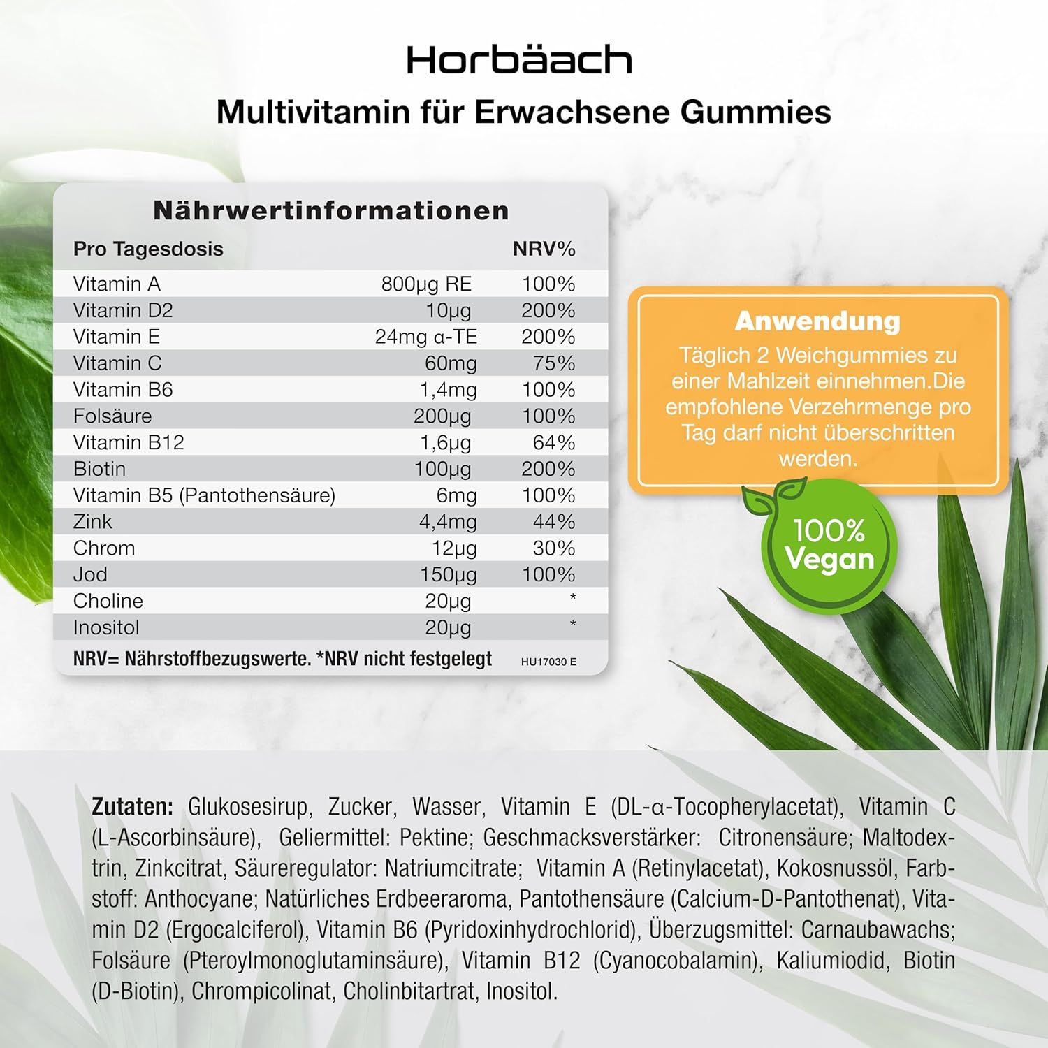 Horbaach Multivitamin Gummies