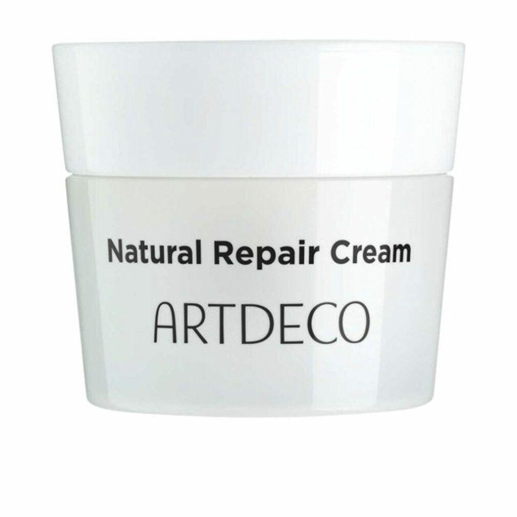 Weiße Dose mit ARTDECO Natural Repair Cream Aufschrift.