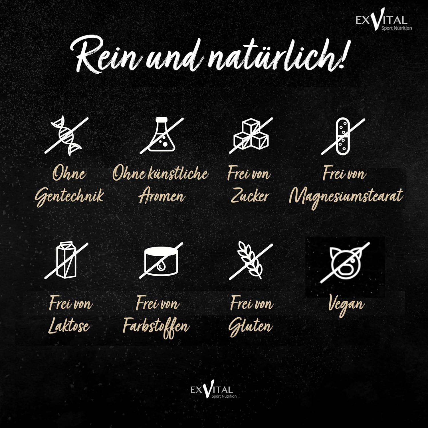 EXVital Shilajit Kapseln Dose, 120 Stück, mit herausfallenden Kapseln.