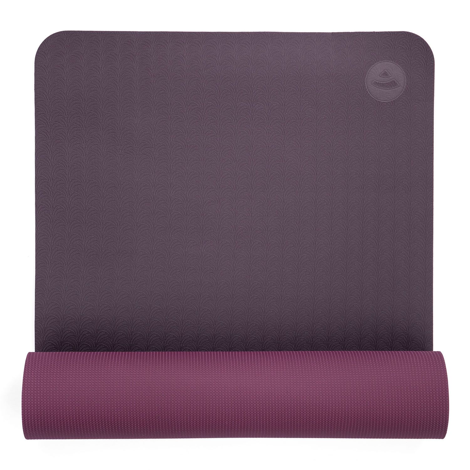 bodhi Yogamatte LOTUS PRO aubergine/hell aubergine