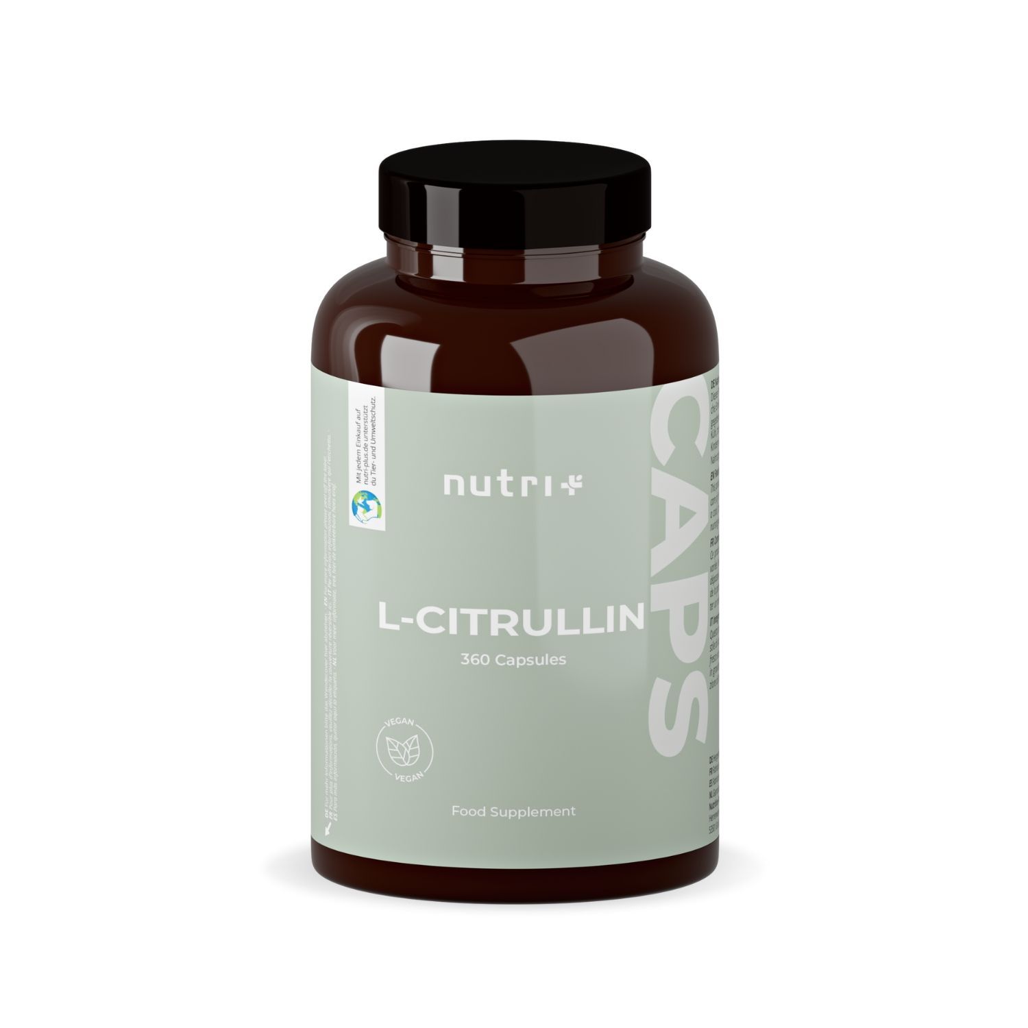 nutri+ L-Citrullin Malat Kapseln - 360 Stück