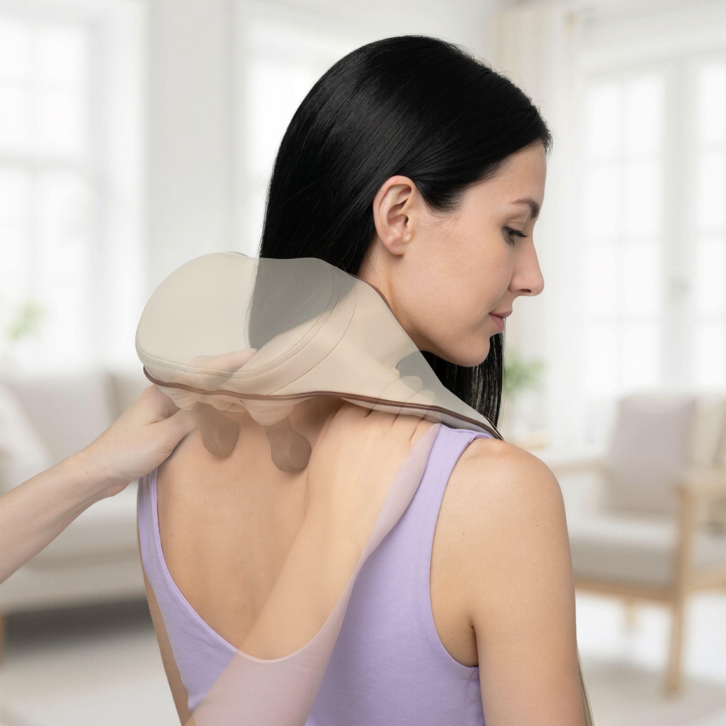 Premium-Massagebox – Massagematte, Shiatsu, Augenmaske & Körpermassager