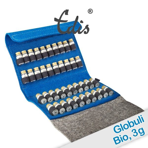 Edis 3g Bachblüten Globuli Set im Filzetui