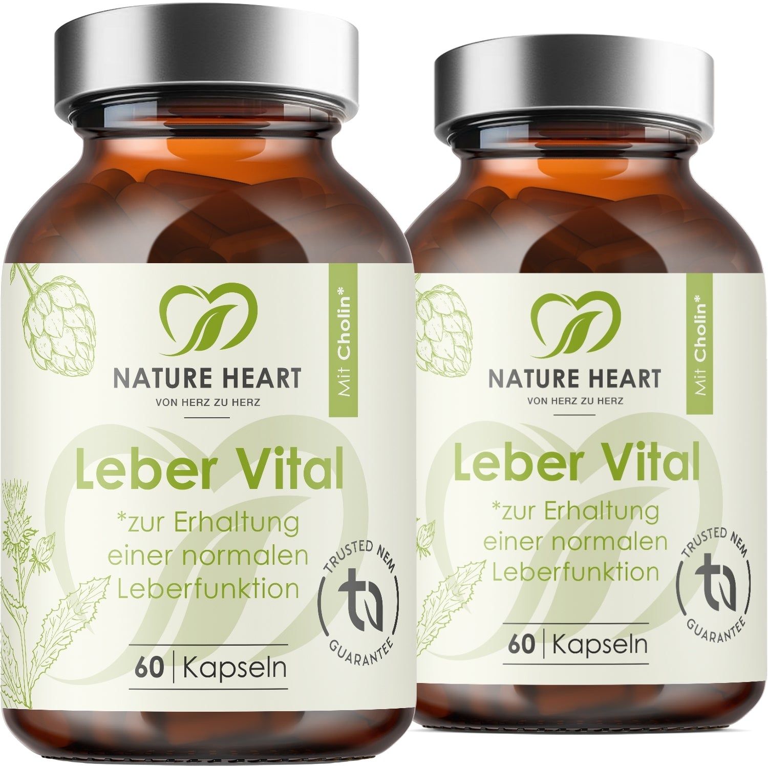 Nature Heart Leber Vital mit 9 Pflanzenextrakten