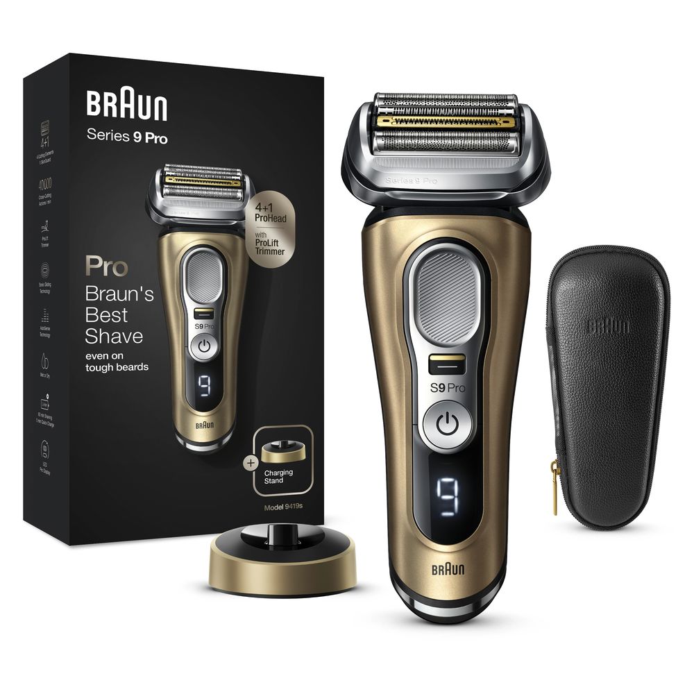 Braun - Elektrischer Rasierer "Series 9 - 9419s wet&dry" in Gold