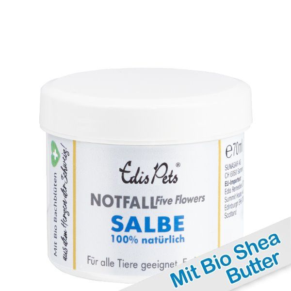 Edis Pets Five Flowers Notfallsalbe für Tiere Bio