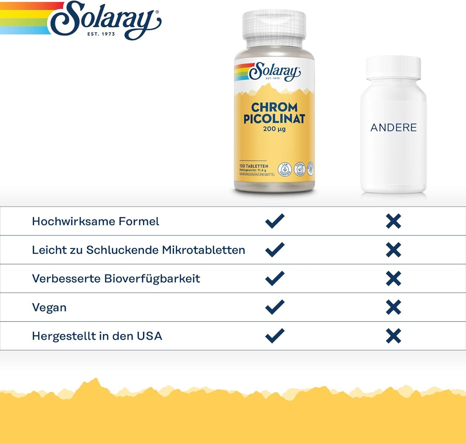Solaray Chrom Picolinat Tabletten