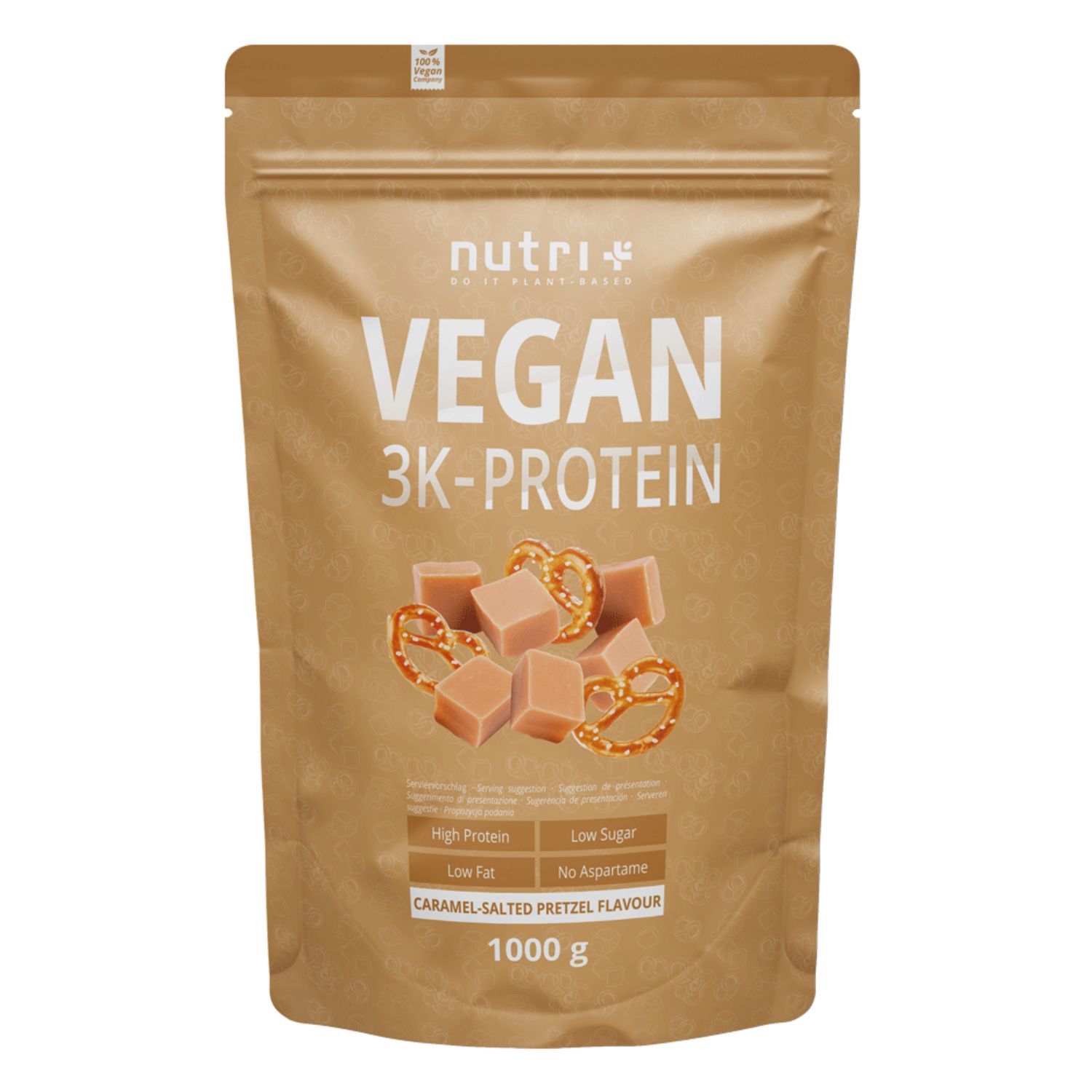 nutri+ Veganes Proteinpulver 3k