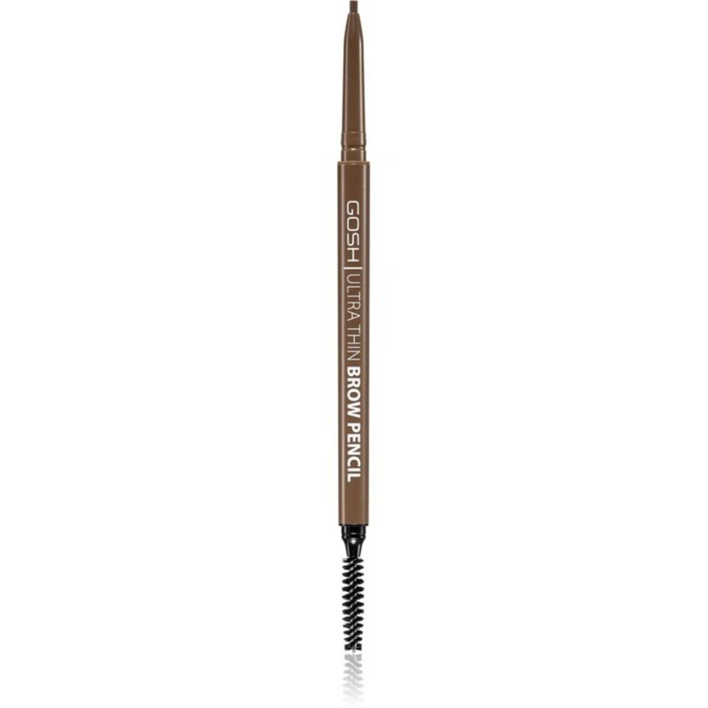 Augenbrauenstift mit Bürste. Aufschrift: GOSH ULTRA THIN BROW PEN.