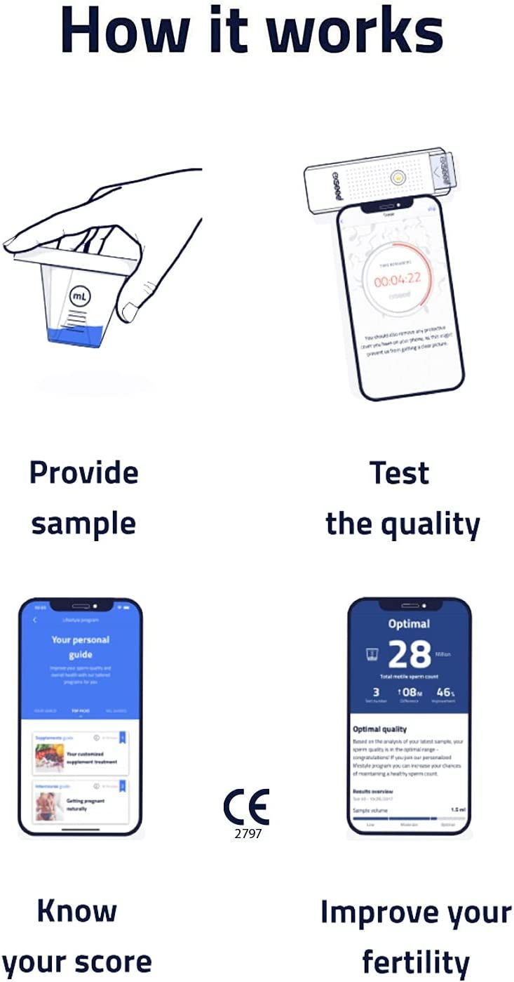 ExSeed Fruchtbarkeitstest für Männer - Das At-Home Testkit