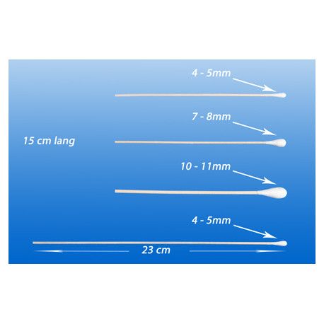 NOBA Wattestäbchen 10-11 mm Plastik 50 Stück