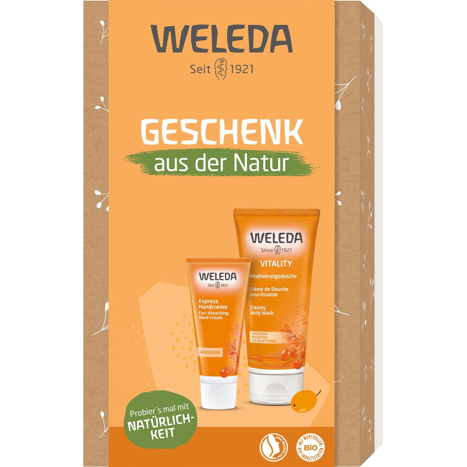Weleda Geschenkset Bestseller Sanddorn