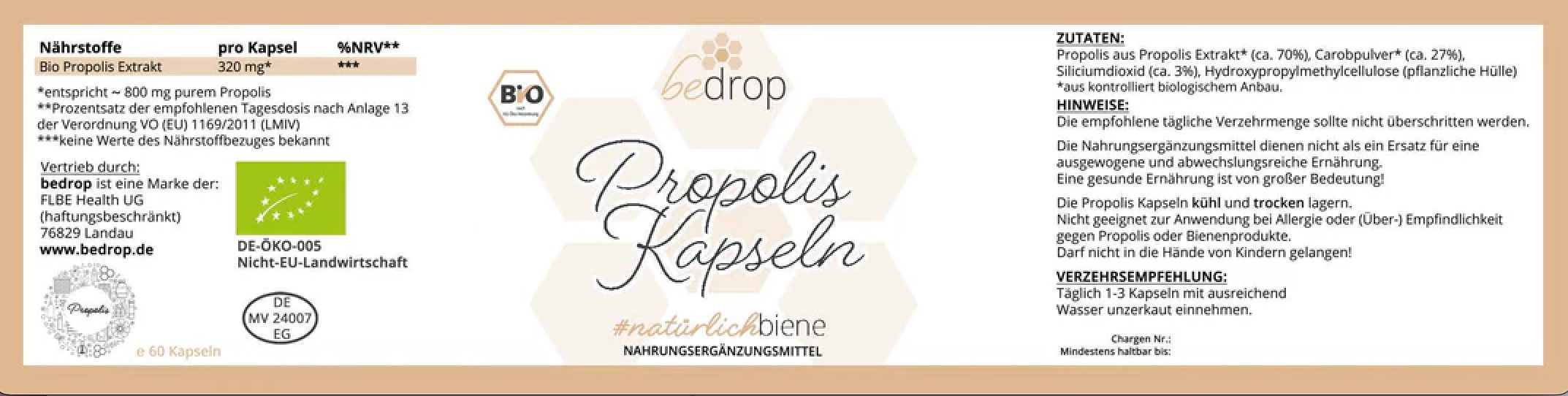 bedrop: Hautpflege-Set | Bee Cream + Propolis Cream + Royale Lotion