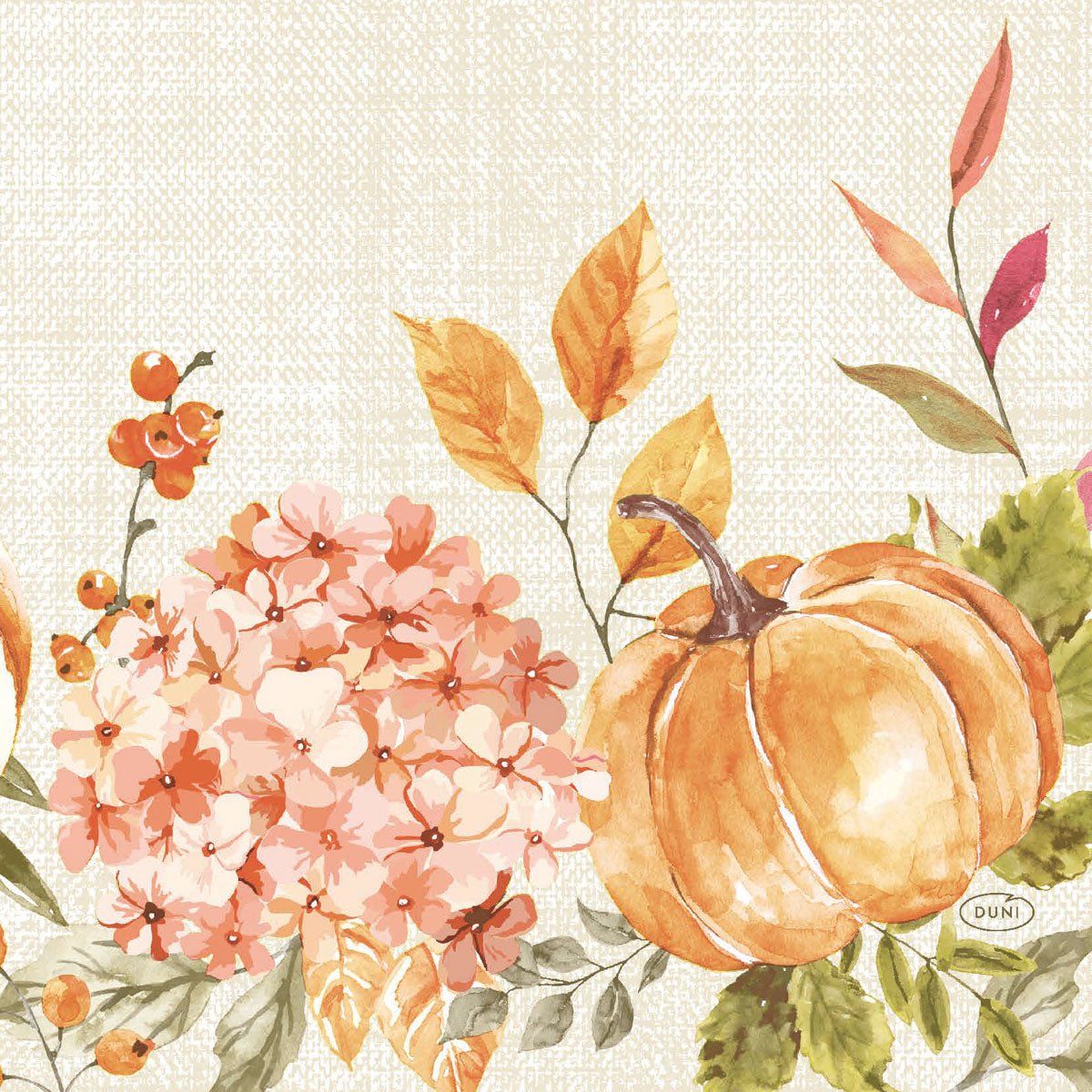 Spicy Pumpkin Servietten 33 3-lagig 1/4-Falz