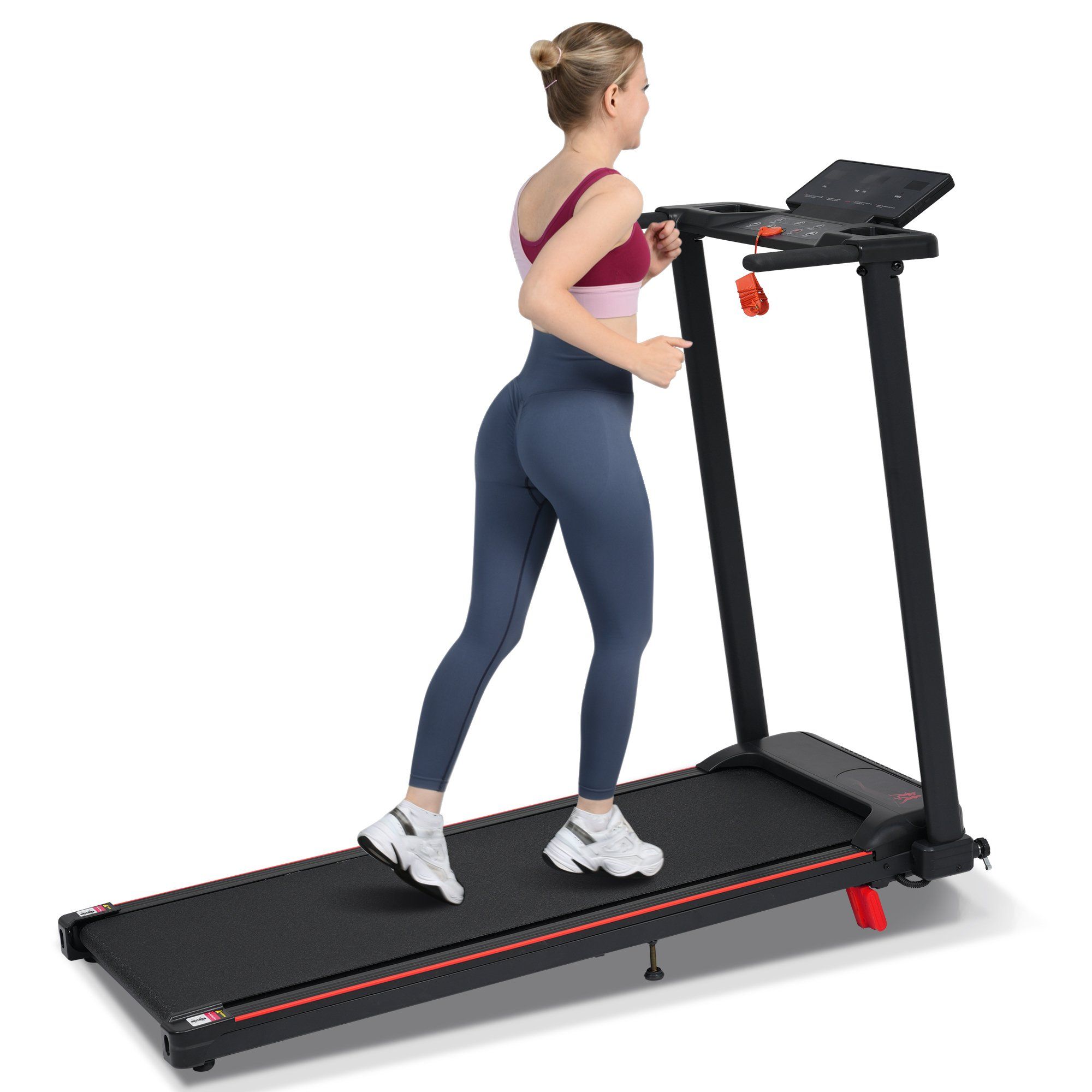 Heimtrainer mit 8 % Steigung und 1–12 km/h Geschwindigkeit
