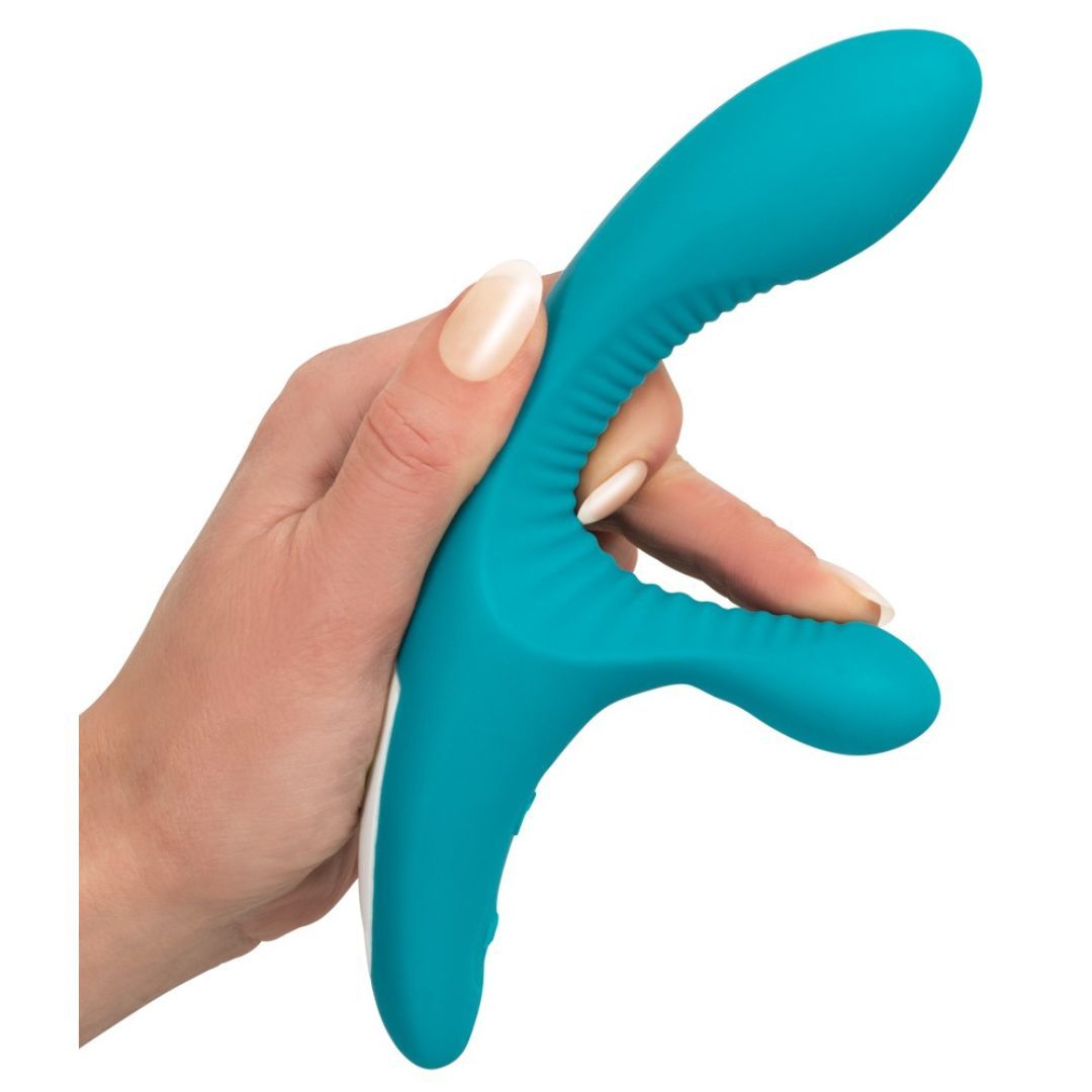 Rabbitvibrator mit 7 Vibrationsmodi | 2 kraftvollen Motoren, Soft Touch Textur | Javida