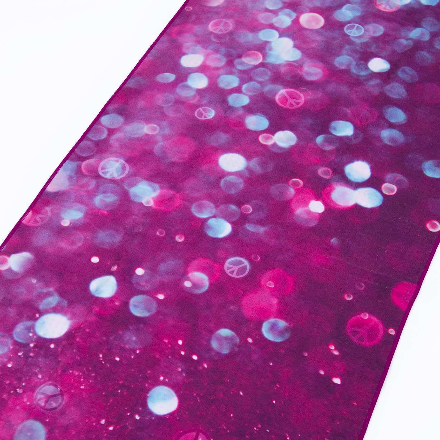 GRIP² Yoga Towel Art Collection, Drops of Peace aubergine 907ADP