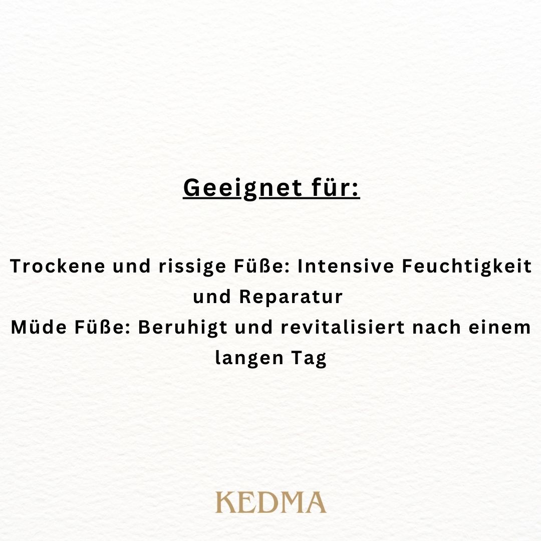 Kedma - Fußcreme mit Mineralien