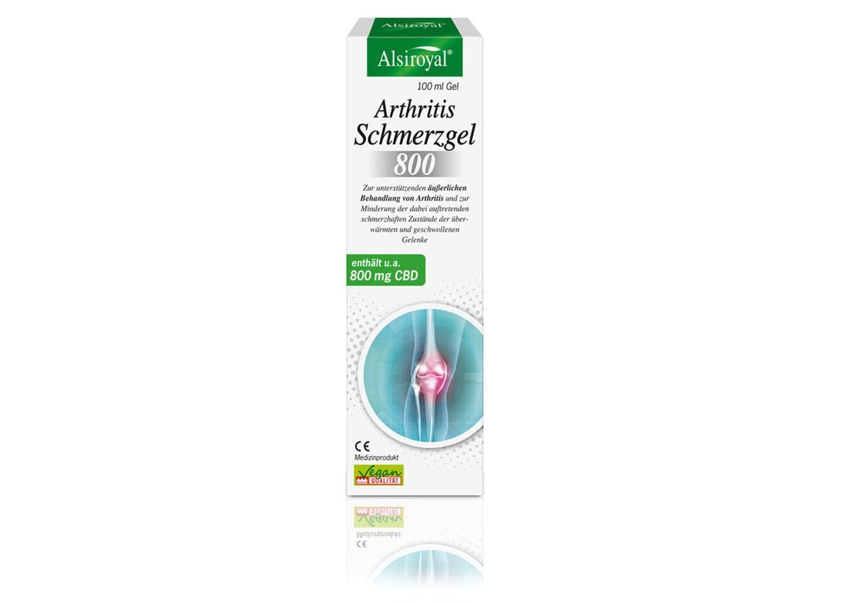 Alsiroyal Arthritis Schmerzgel mit CBD 800mg