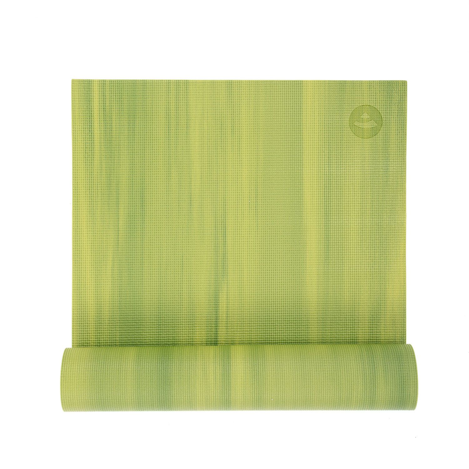 Yogamatte Ganges, PVC grün/gelb marmoriert 940-G