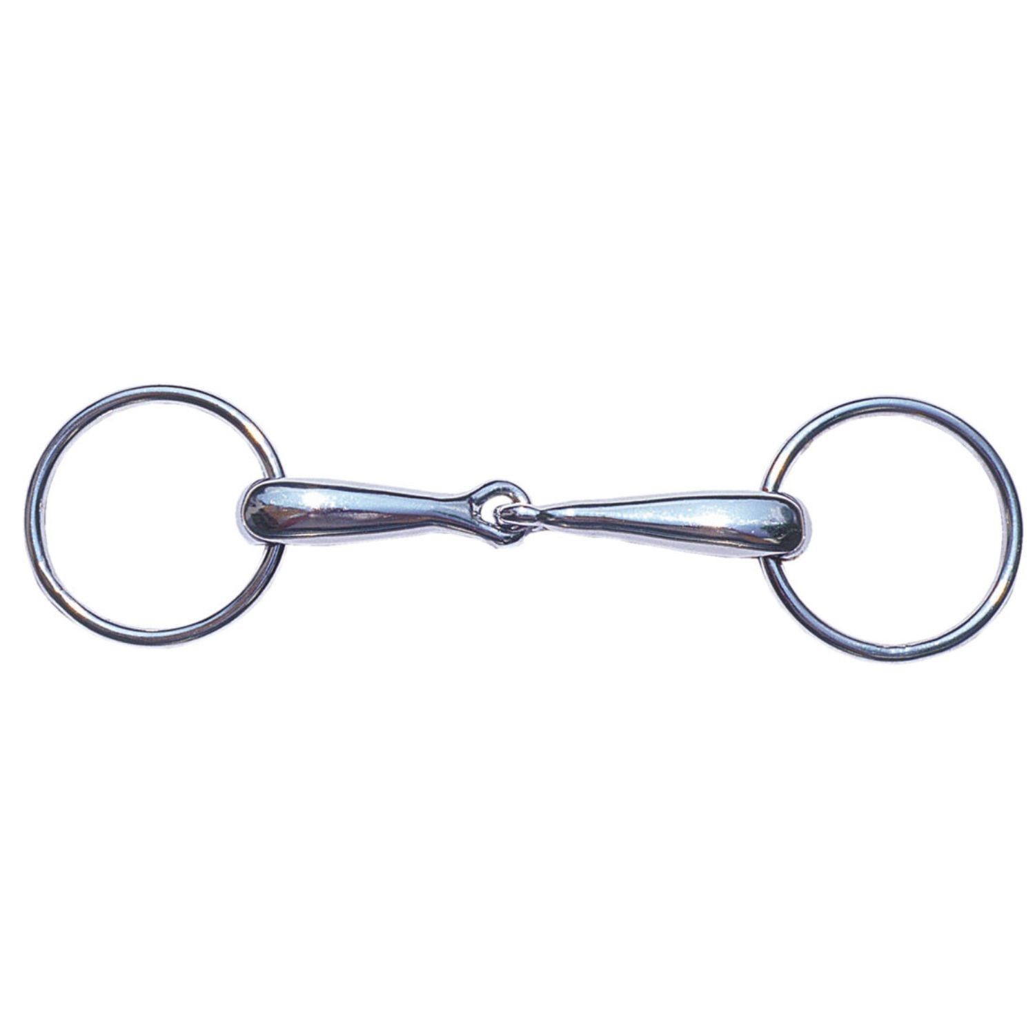 Metall-Wassertrense mit zwei Ringen und Mundstück.