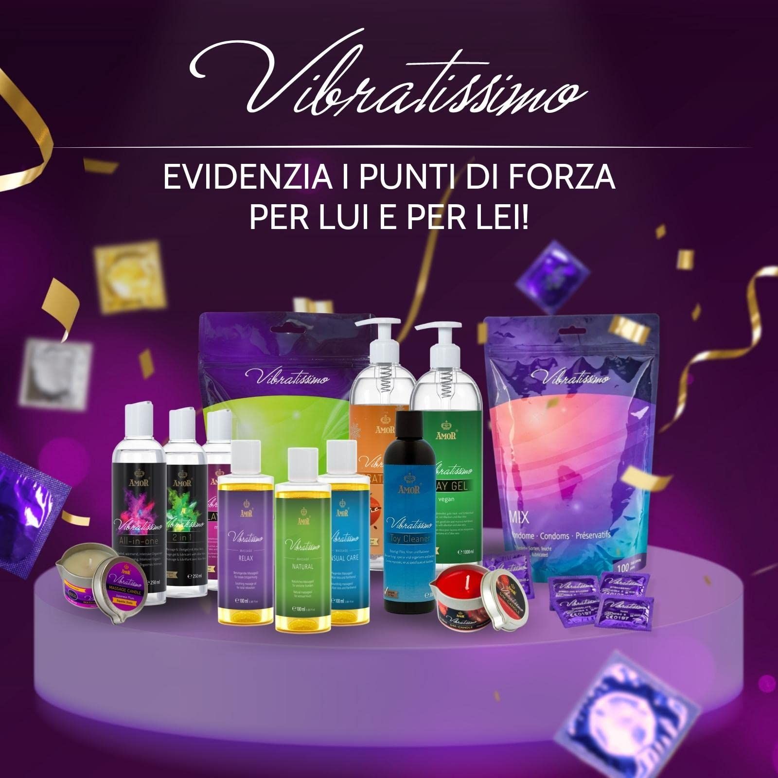 Vibratissimo Kondome Fruit Color 57mm
