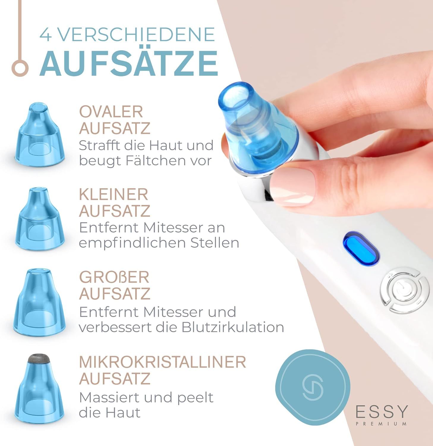Essy Mitesserentferner Porensauger